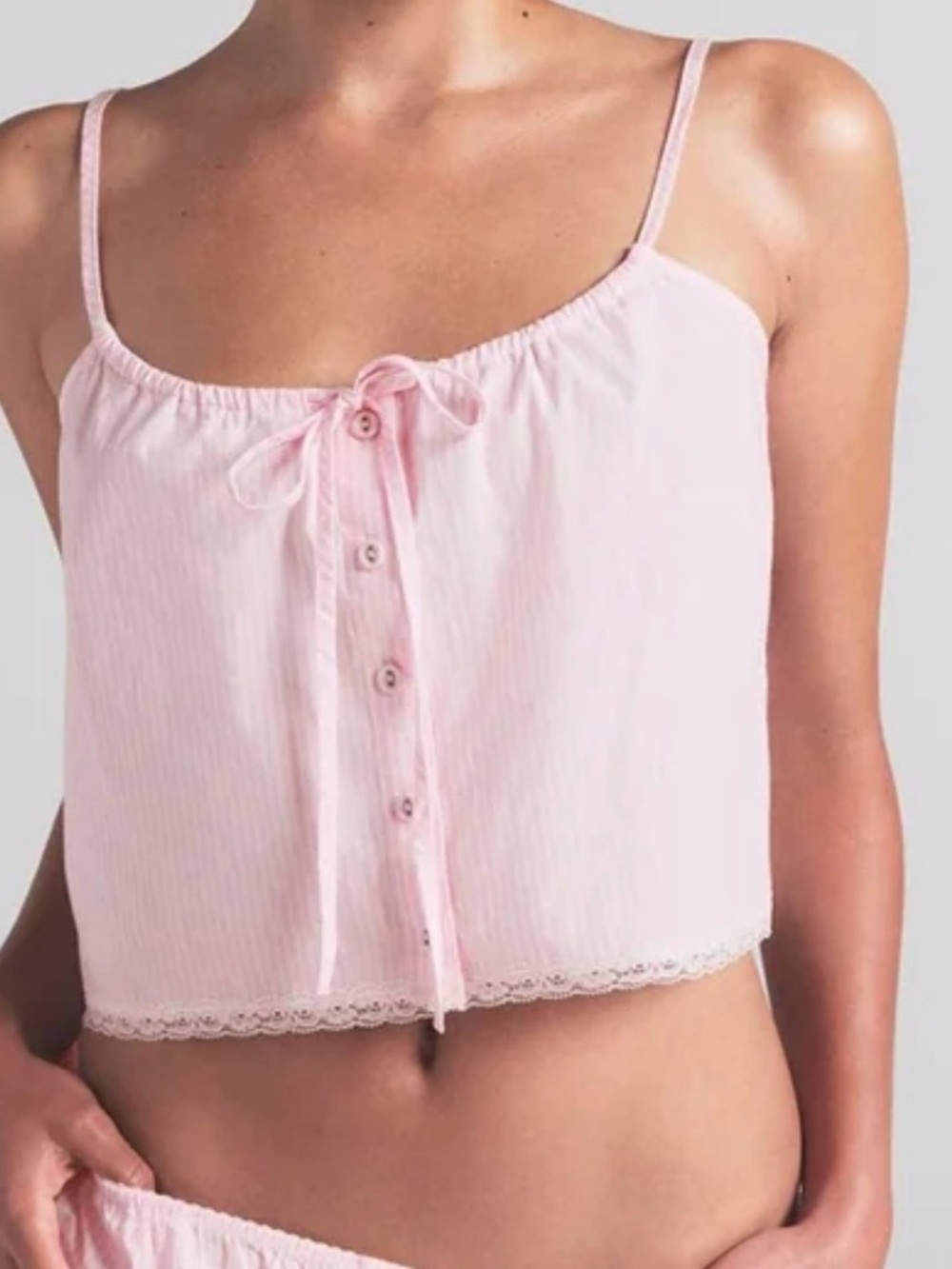 NWT SKIMS Cotton Poplin Sleep Cami Size XL $82 retail